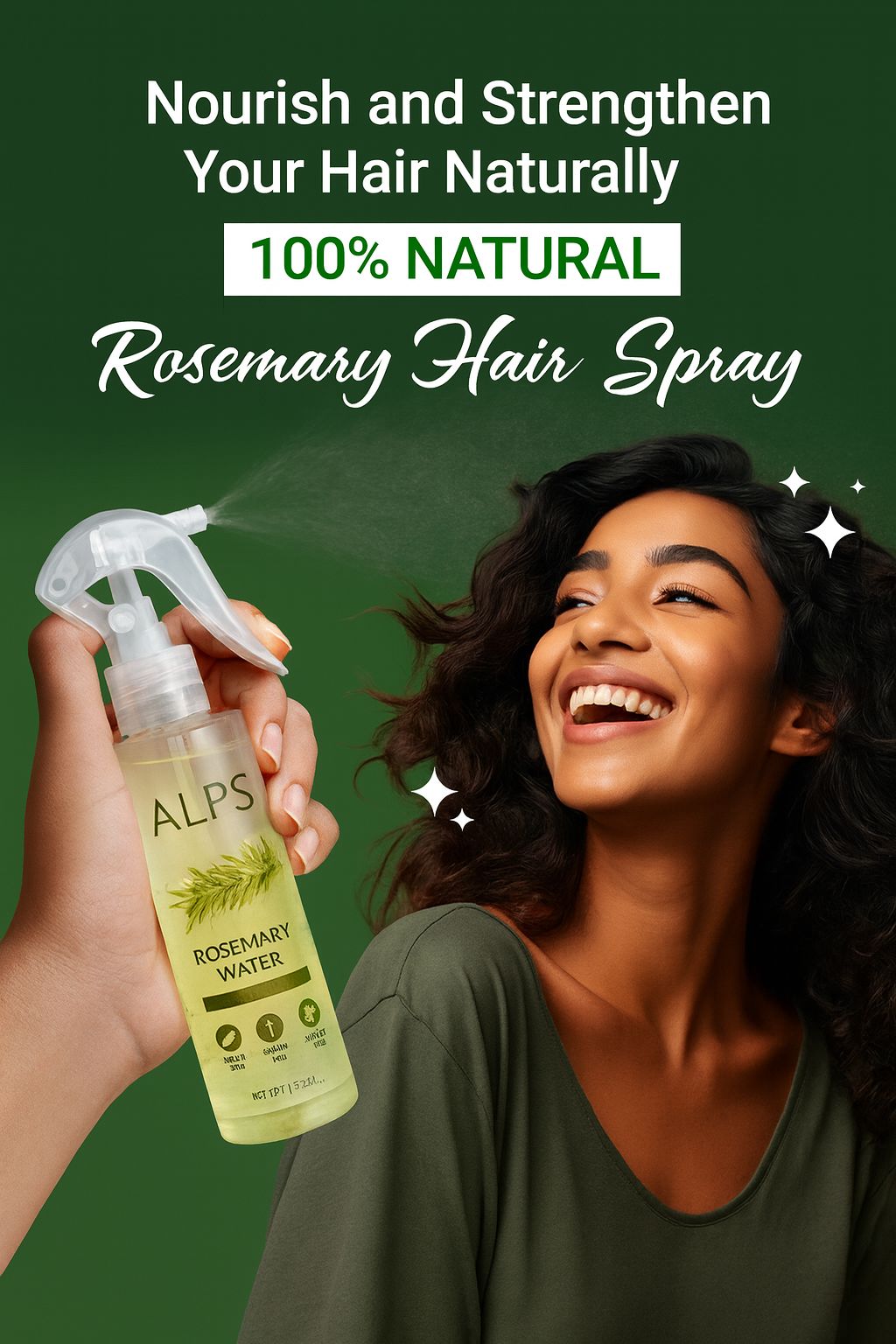 Rosemary Water, Hair Spray For Regrowth Buy 1 Get 2 Free